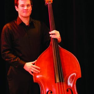 Jason Rosenholtz with a double bass