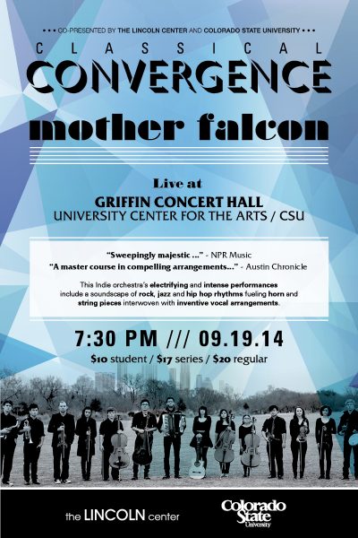 Classical Concierge mother falcon Live at GRIFFIN CONCERT HALL University Center for the Arts / CSU