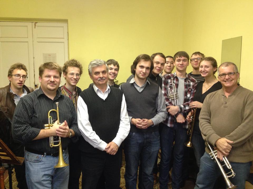 Fortress Brass and students from the St. Petersburg Music Academy.
