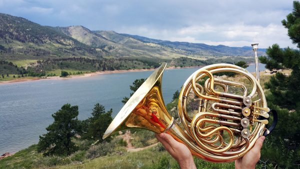 French Horn at pictured at Horsetooth Mountain