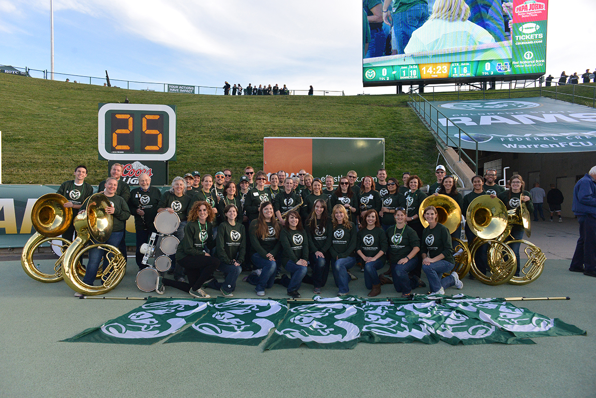 2015 Homecoming and Family Weekend: Alumni Marching Band