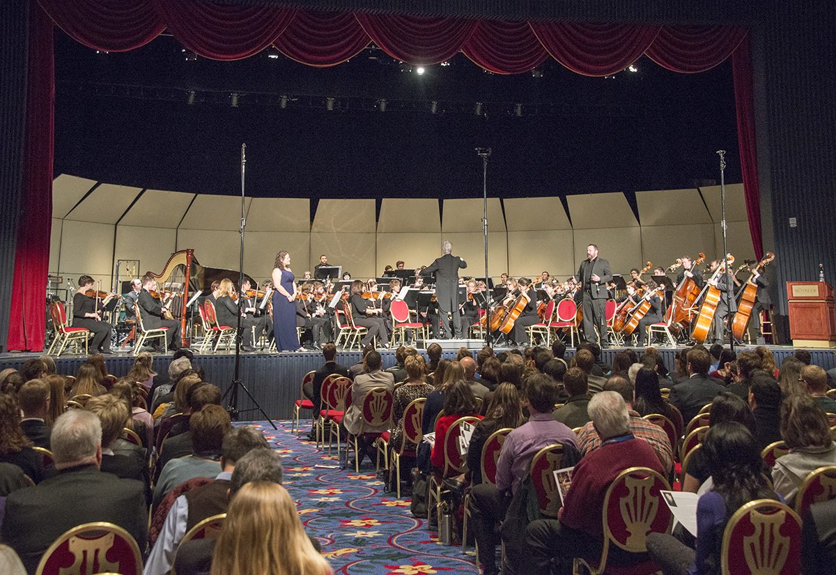 University Symphony Orchestra performs at CMEA 2016