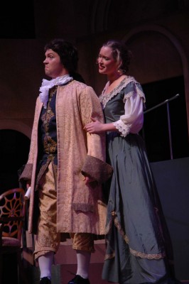 James Baumgardner, 2009, B.M. in Music, as Count Almaviva and Cass Mann, 2007, M.M. in Music, as Countess Almaviva in the the 2007 production of Le Nozze di Figaro