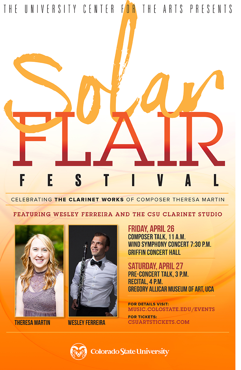 Solar Flair Festival: A Celebration of Clarinet and Composer Theresa Martin