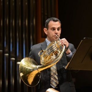 John McGuire Playing Horn