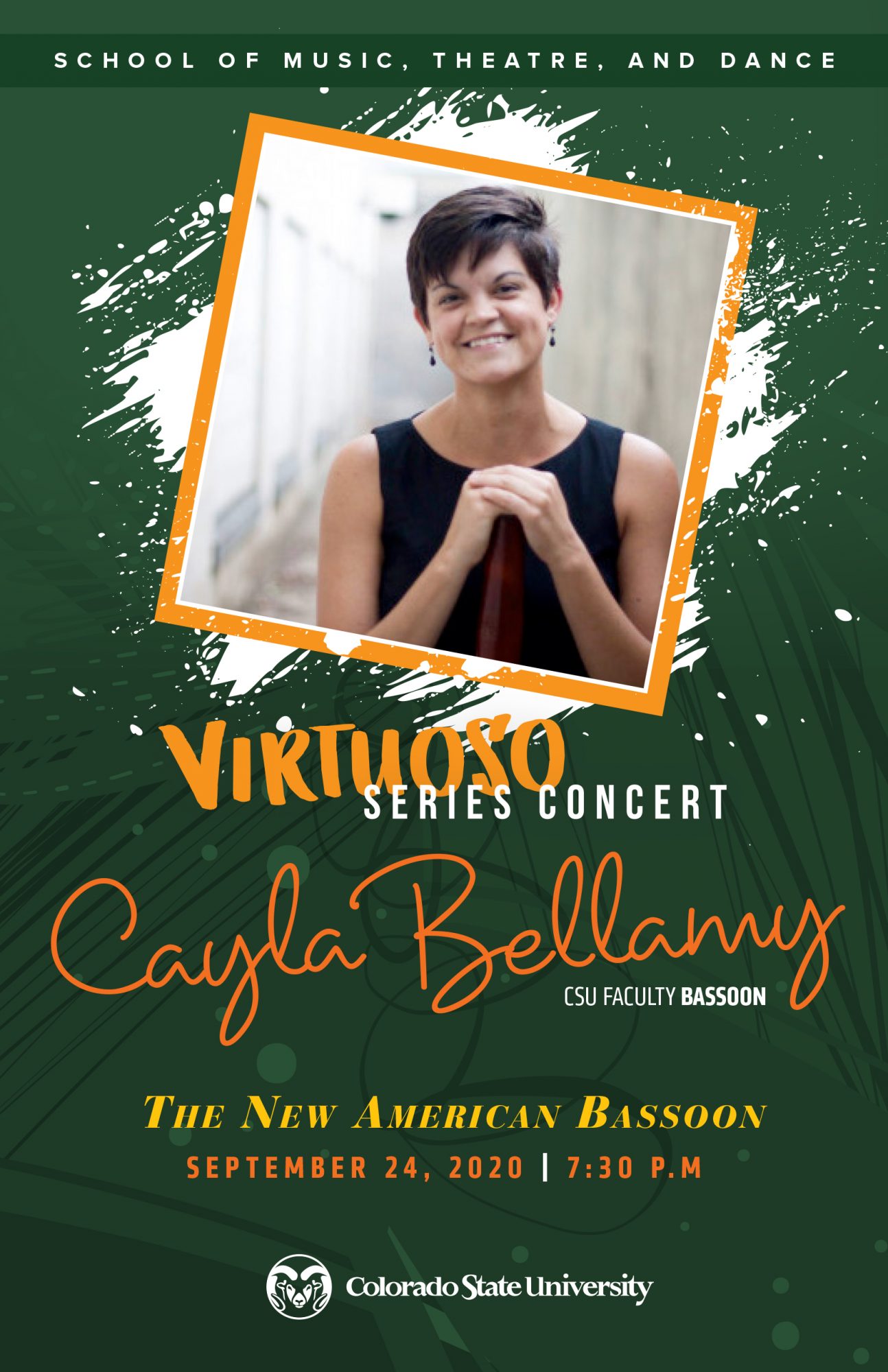 LIVESTREAM NOW ON-DEMAND: Virtuoso Series Concert — Cayla Bellamy, Bassoon