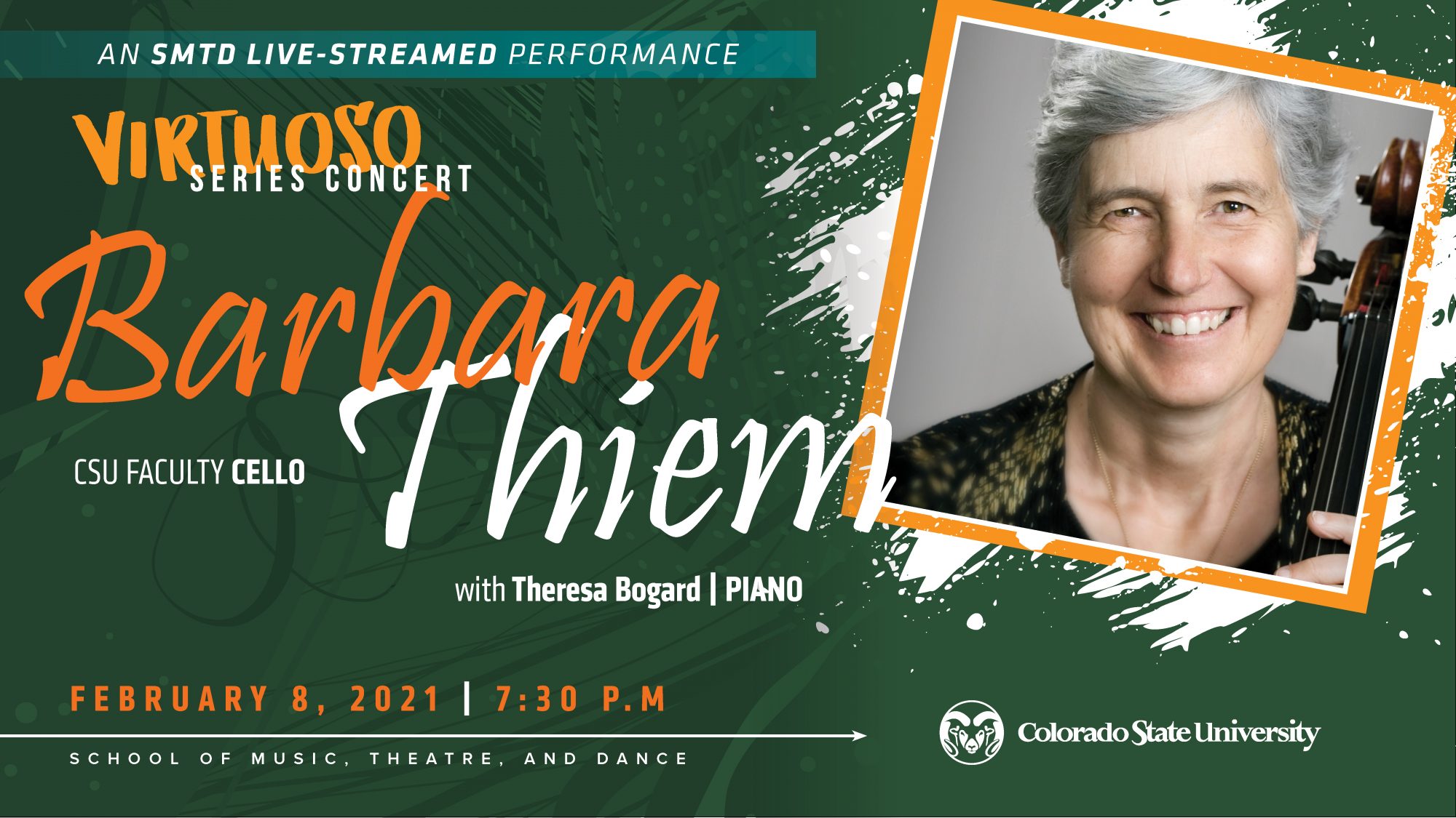 LIVESTREAM: Virtuoso Series Concert, Barbara Thiem, Cello