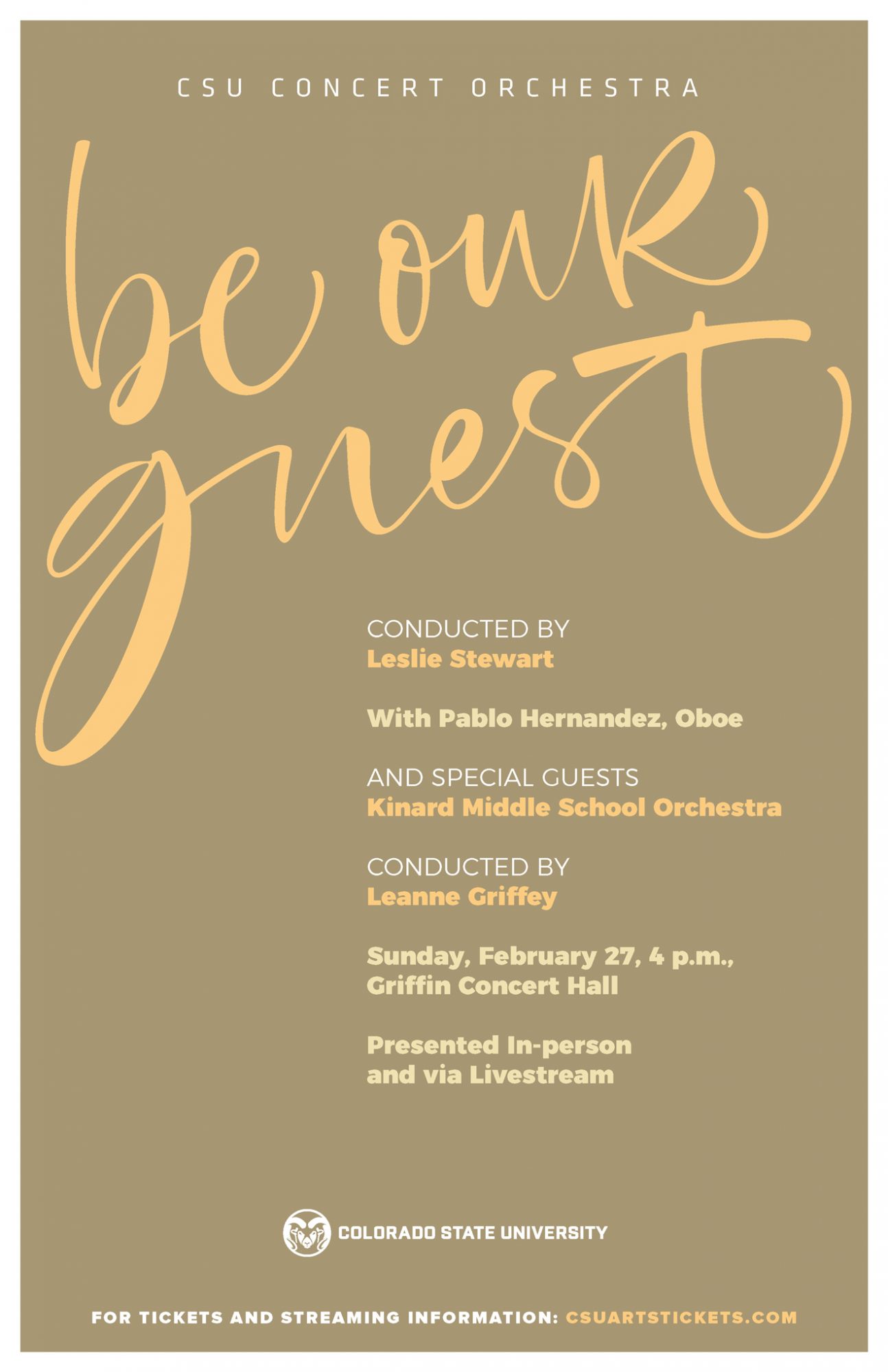 Concert Orchestra Concert: <em>Be Our Guest</em> / FREE