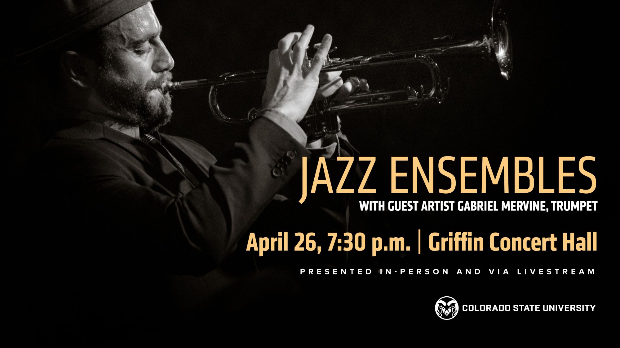 Jazz Ensembles Concert: With guest artist Gabriel Mervine, Trumpet 