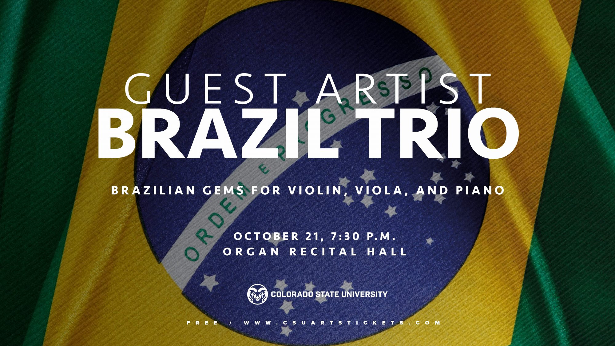<em>Guest Artist Concert</em>: Brazil Trio / <strong>FREE</strong>