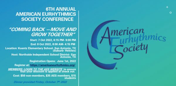 American Eurhythmics Society conference graphic