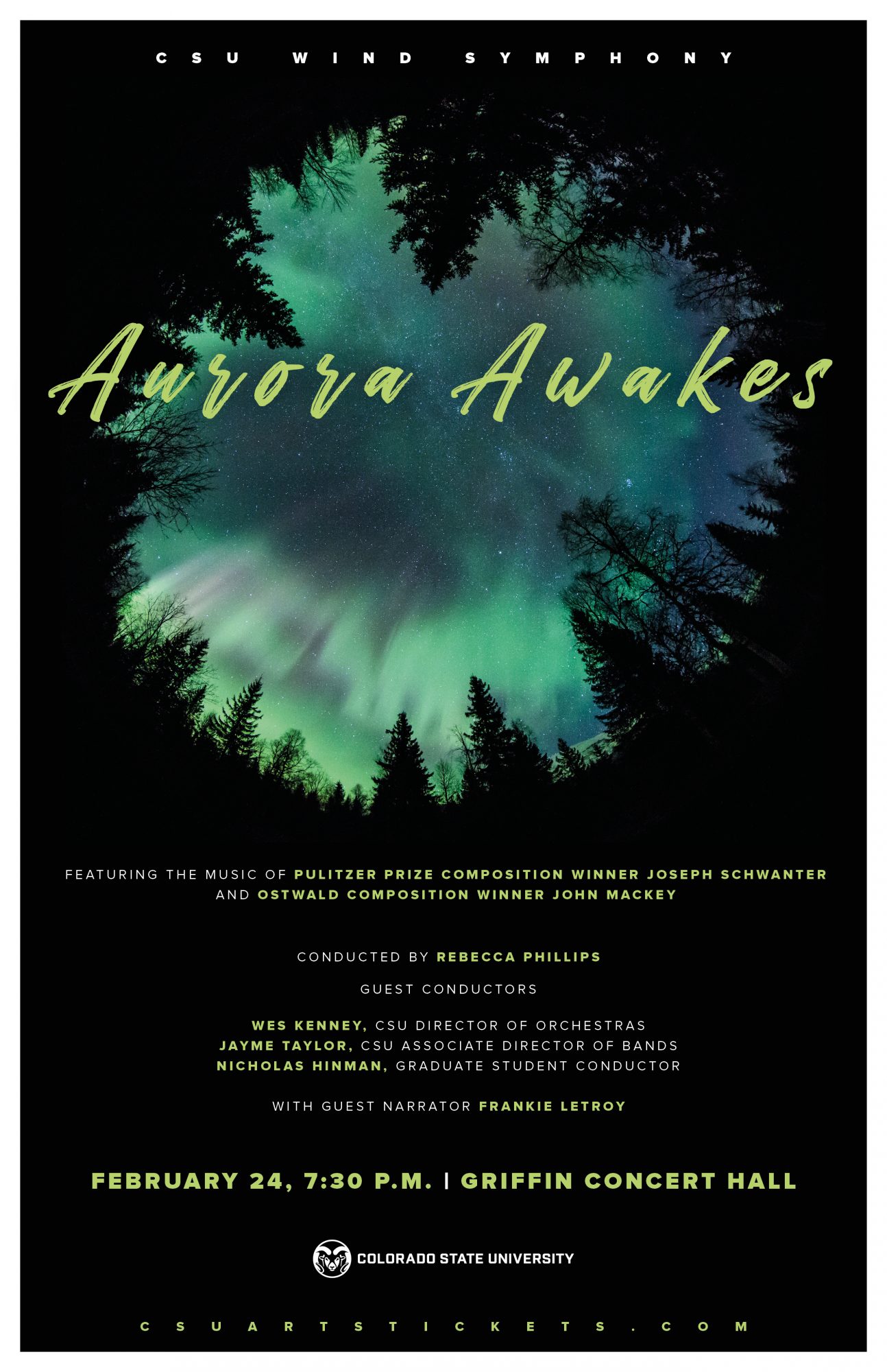 Wind Symphony Concert: <em>Aurora Awakes</em>
