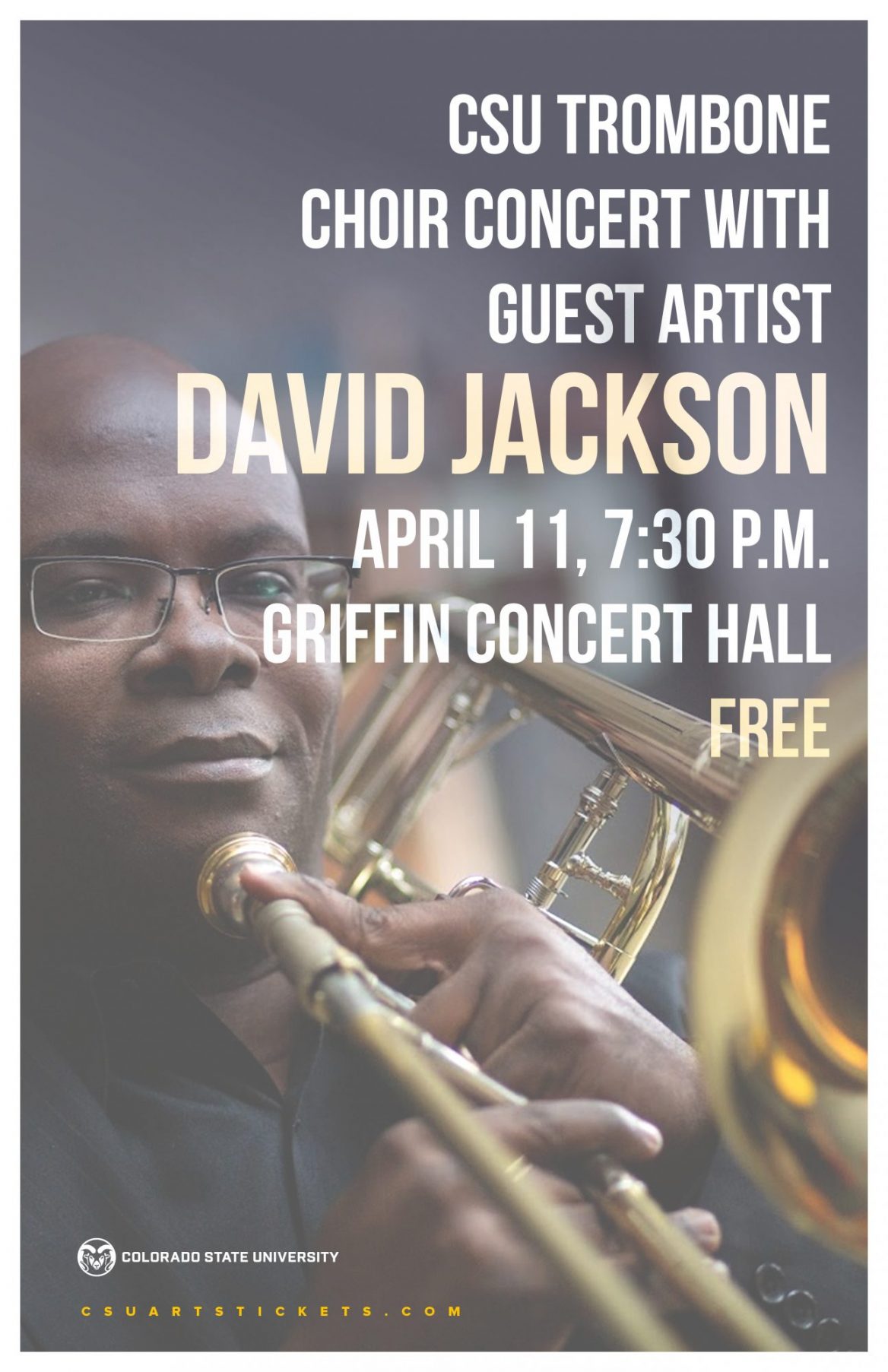 CSU Trombone Choir Concert with Guest Artist David Jackson/FREE Music