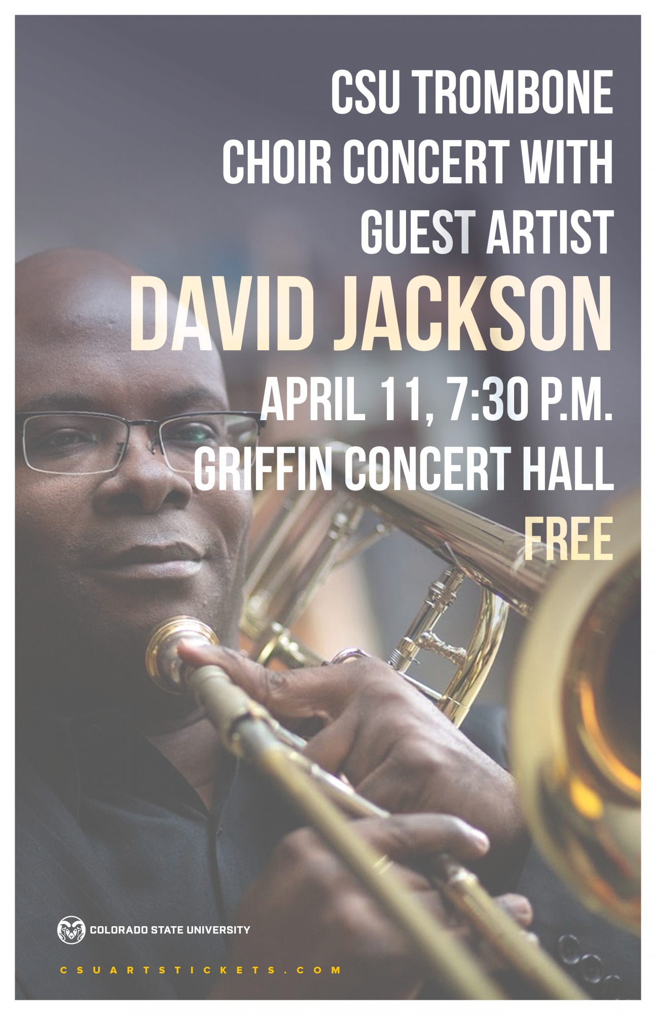CSU Trombone Choir Concert with Guest Artist David Jackson/<strong>FREE</strong>