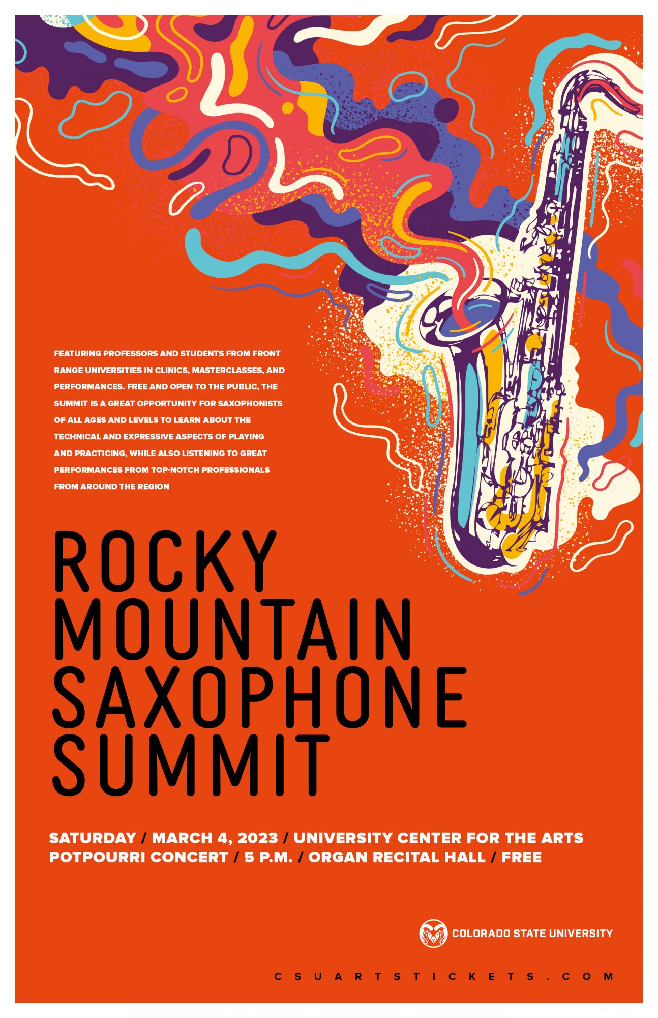 Rocky Mountain Saxophone Summit: Potpourri Concert /<strong>FREE</strong>