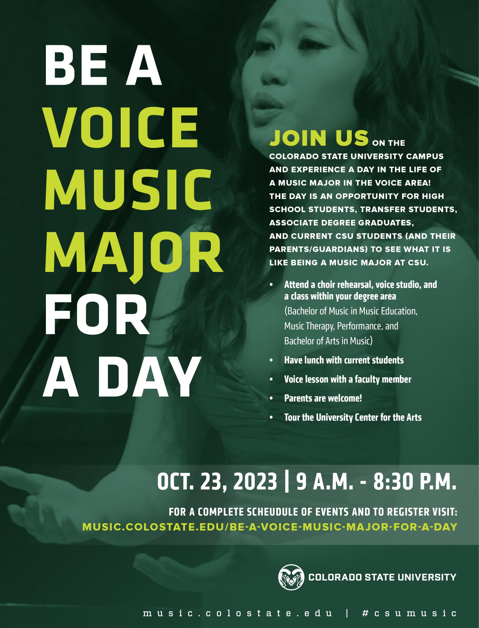 Fall 2023 "Be A Voice Major For A Day"