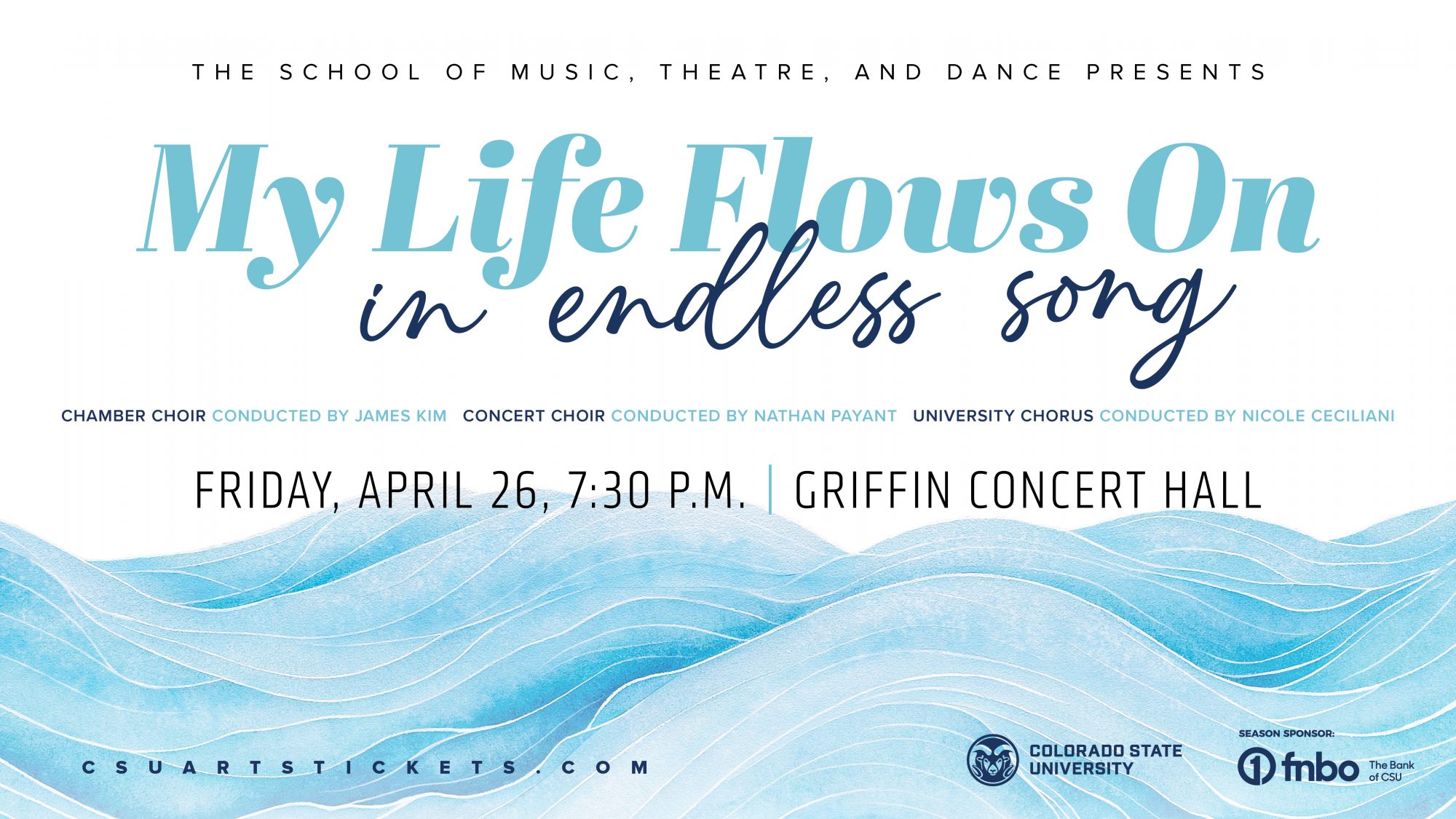 Spring Choir Concert: <em>My Life Flows On in Endless Song</em>