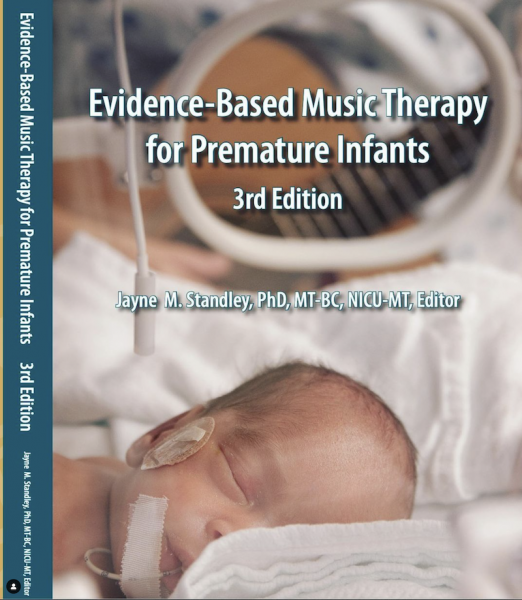Cover of Evidence-Based Music Therapy for Premature Infants 3rd Edition pictured