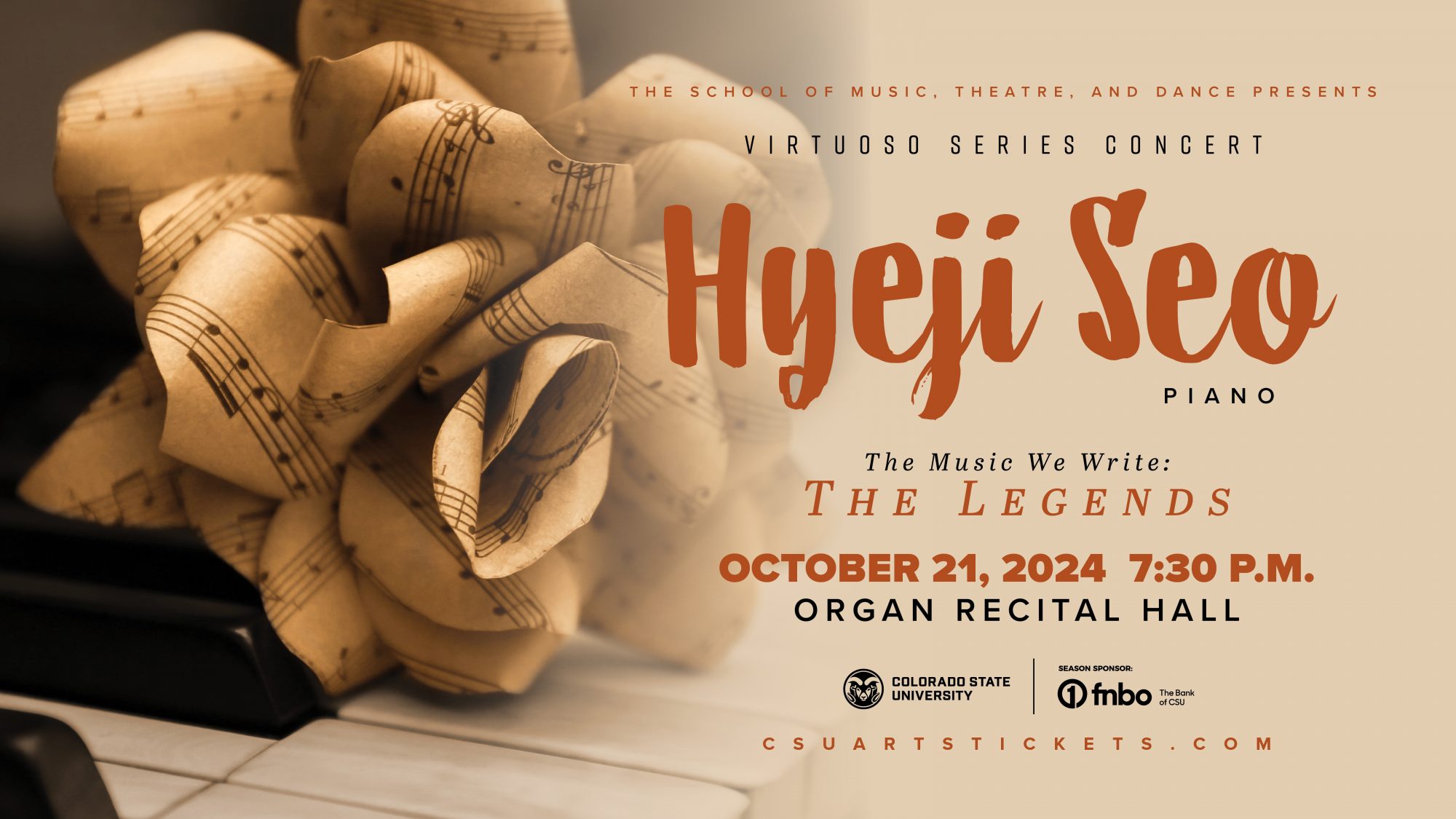 <em>Virtuoso Series</em>: Hyeji Seo, Piano <em>The Music We Write: The Legends </em>