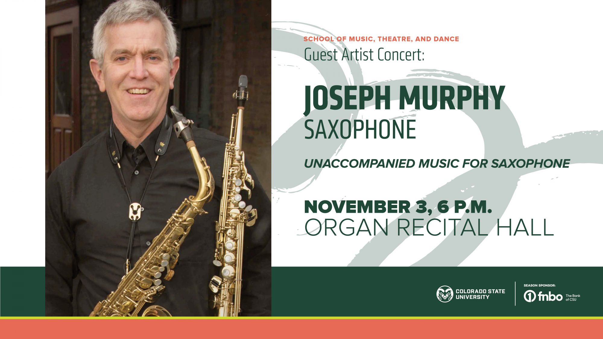 <em>Guest Artist Concert</em>: Joseph Murphy, Saxophone / FREE