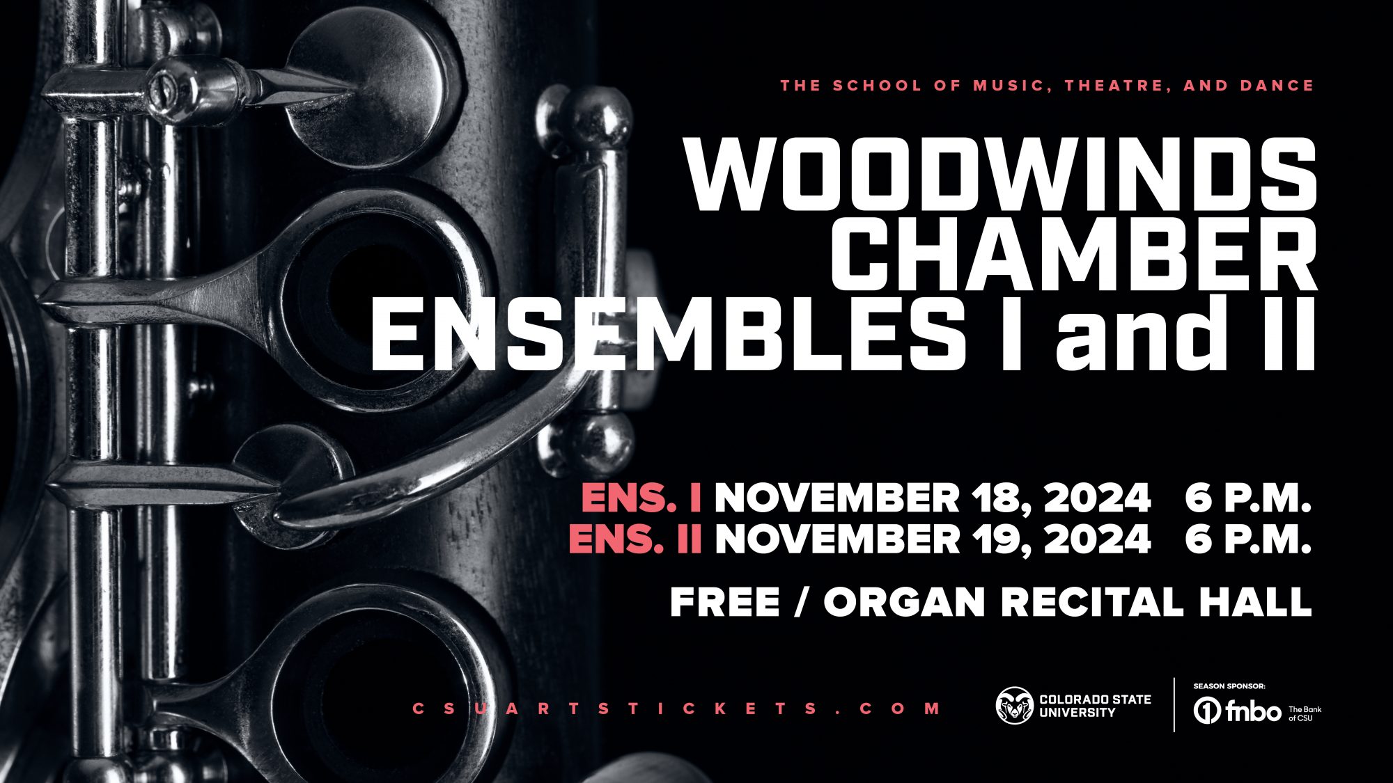 Woodwinds Chamber Ensemble Concerts / FREE
