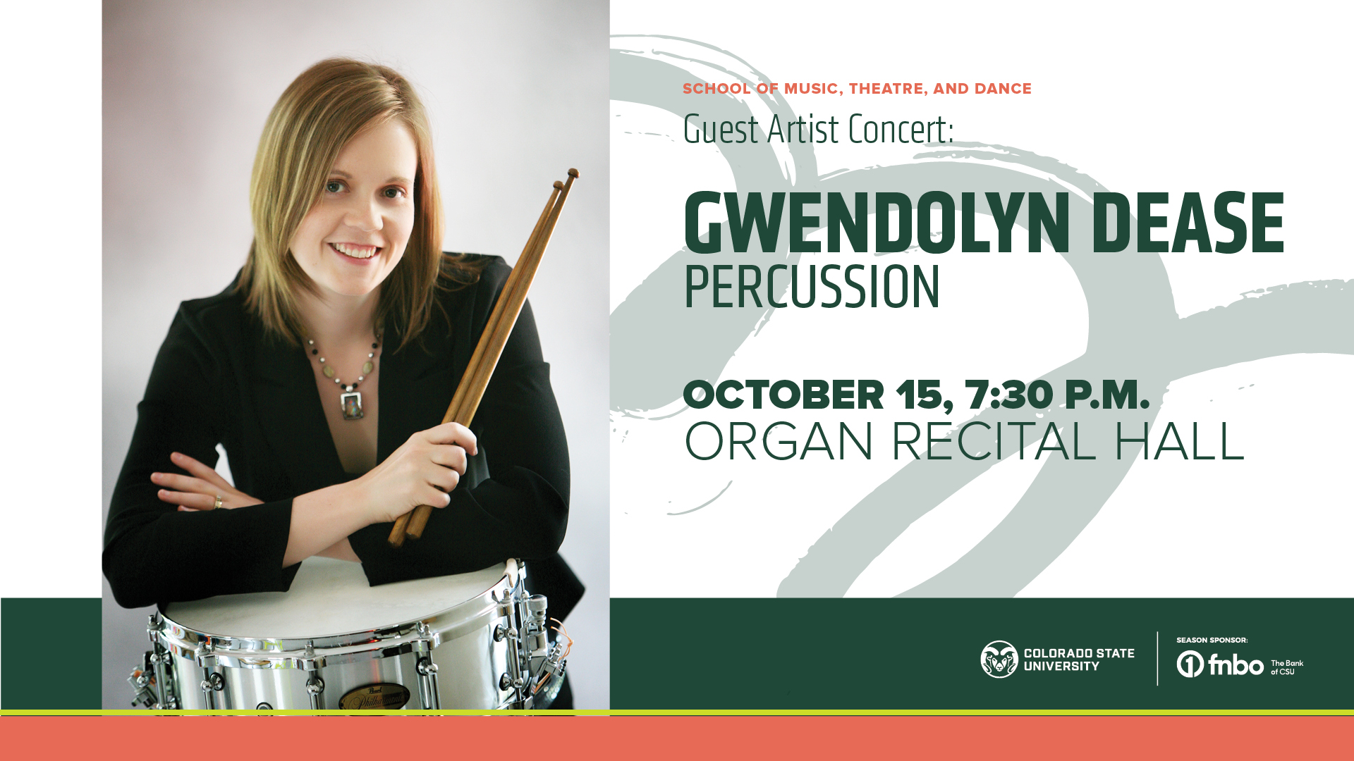 <em>Guest Artist Concert</em>: Gwendolyn Dease, Percussion / FREE