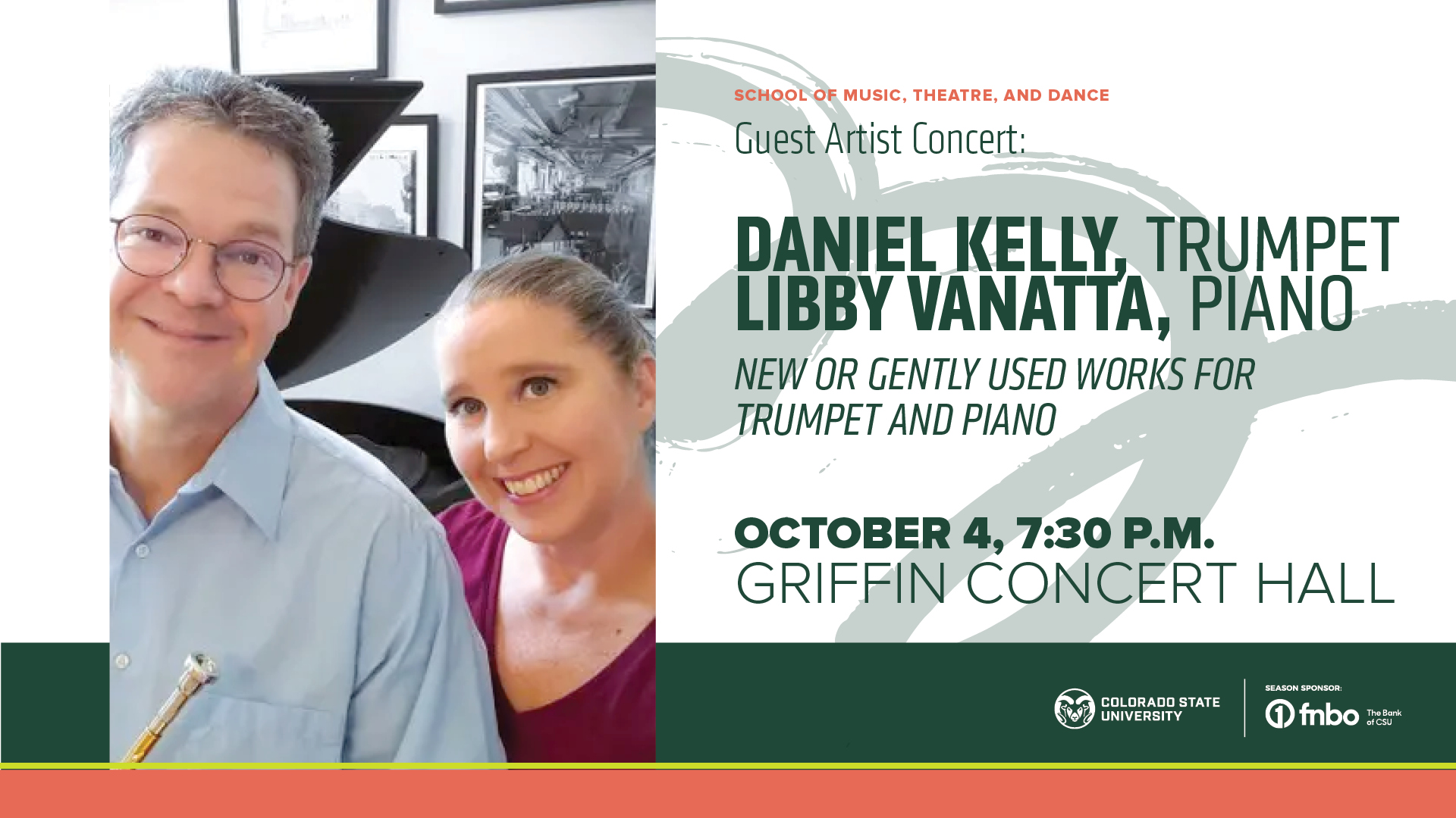 <em>Guest Artist Concert</em>: Daniel Kelly, Trumpet, and Libby Vanatta, Piano / FREE