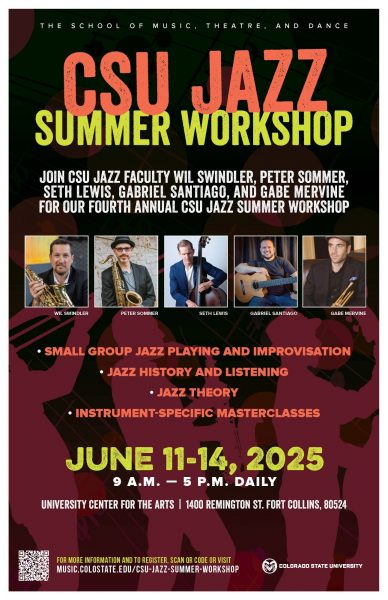 2025 Summer Jazz Camp promotional poster