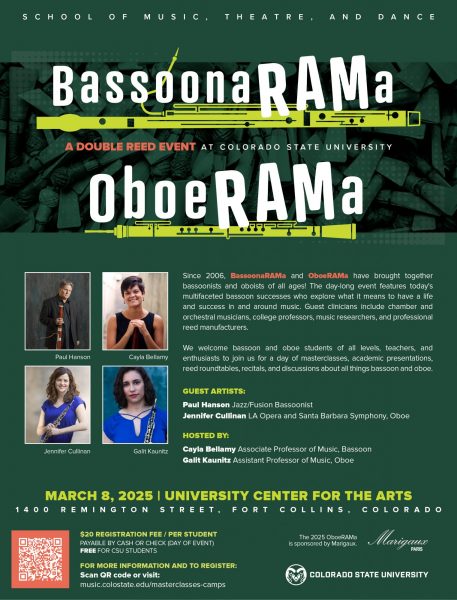 BassoonaRAMa and OboeRAMa 2025 promotional poster