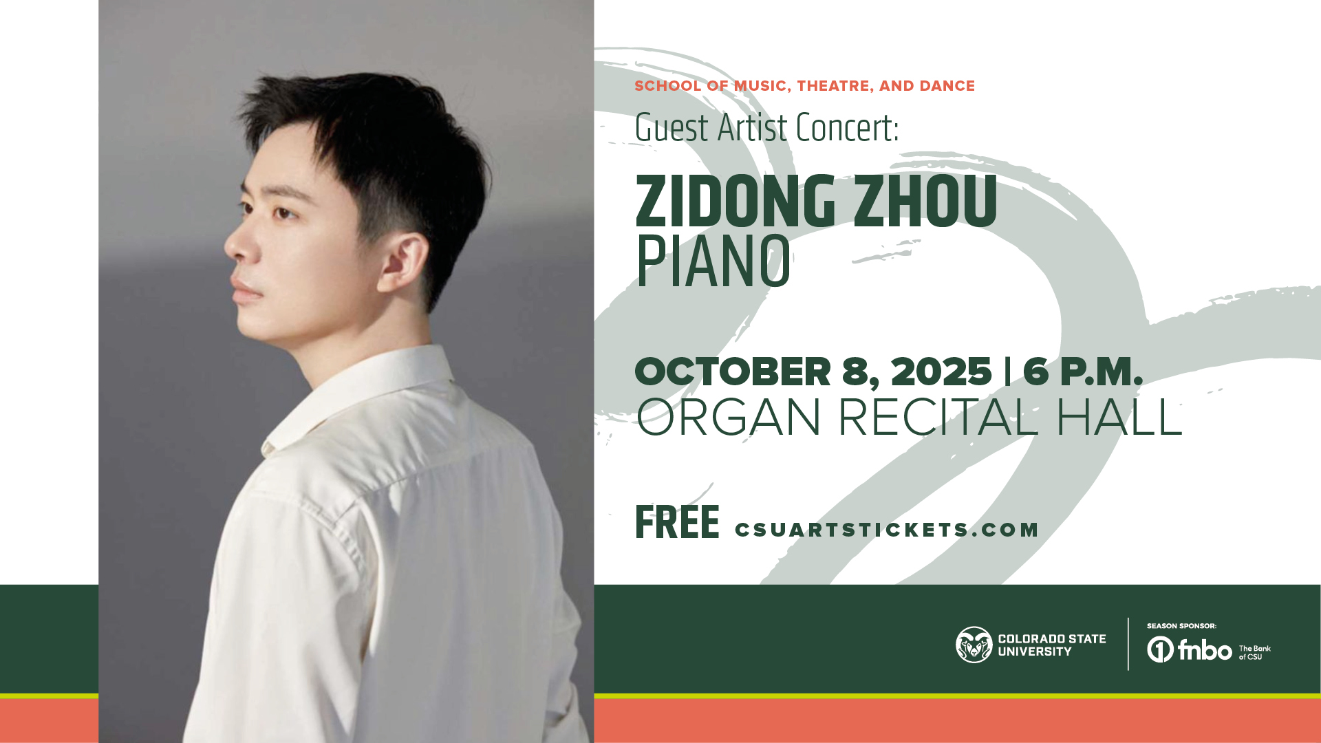 <em>Guest Artist Concert</em>: Dr. Zidong Zhou, Piano / FREE