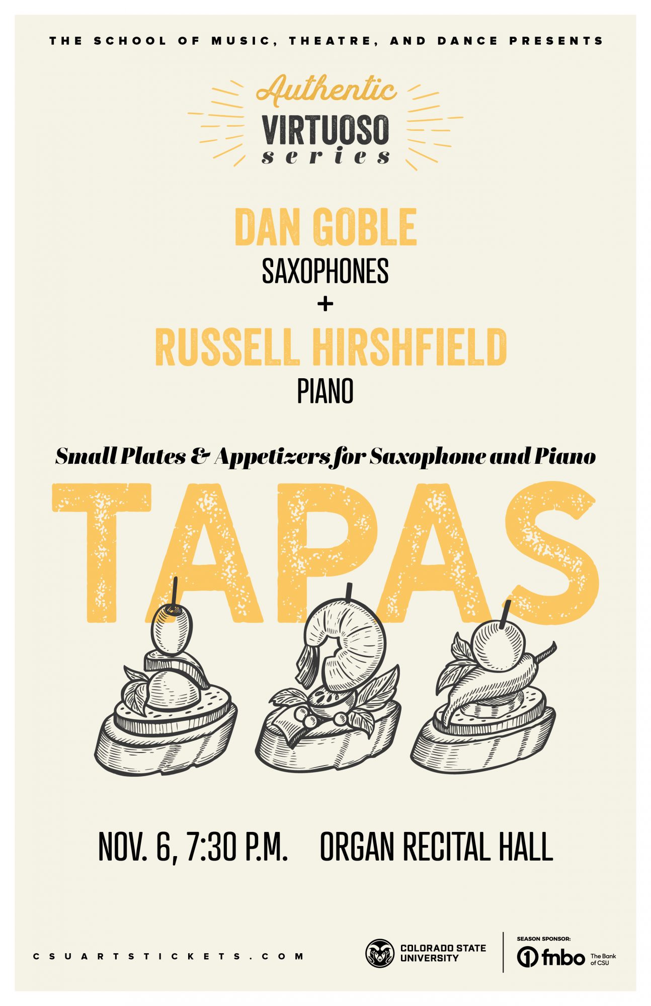 <em>Virtuoso Series Concert</em>: Dan Goble, Saxophone and Russell Hirshfield, Piano