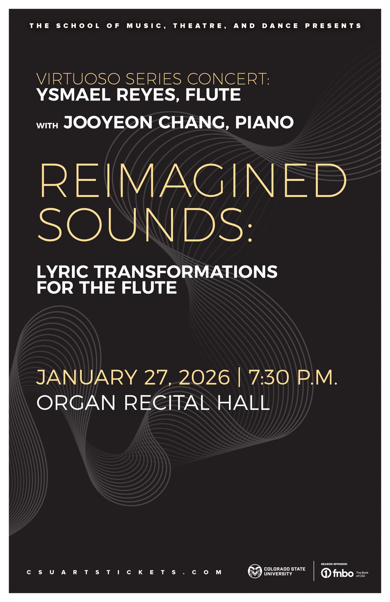 <em>Virtuoso Series Concert</em>: Ysmael Reyes, Flute, and Jooyeon Chang, Piano