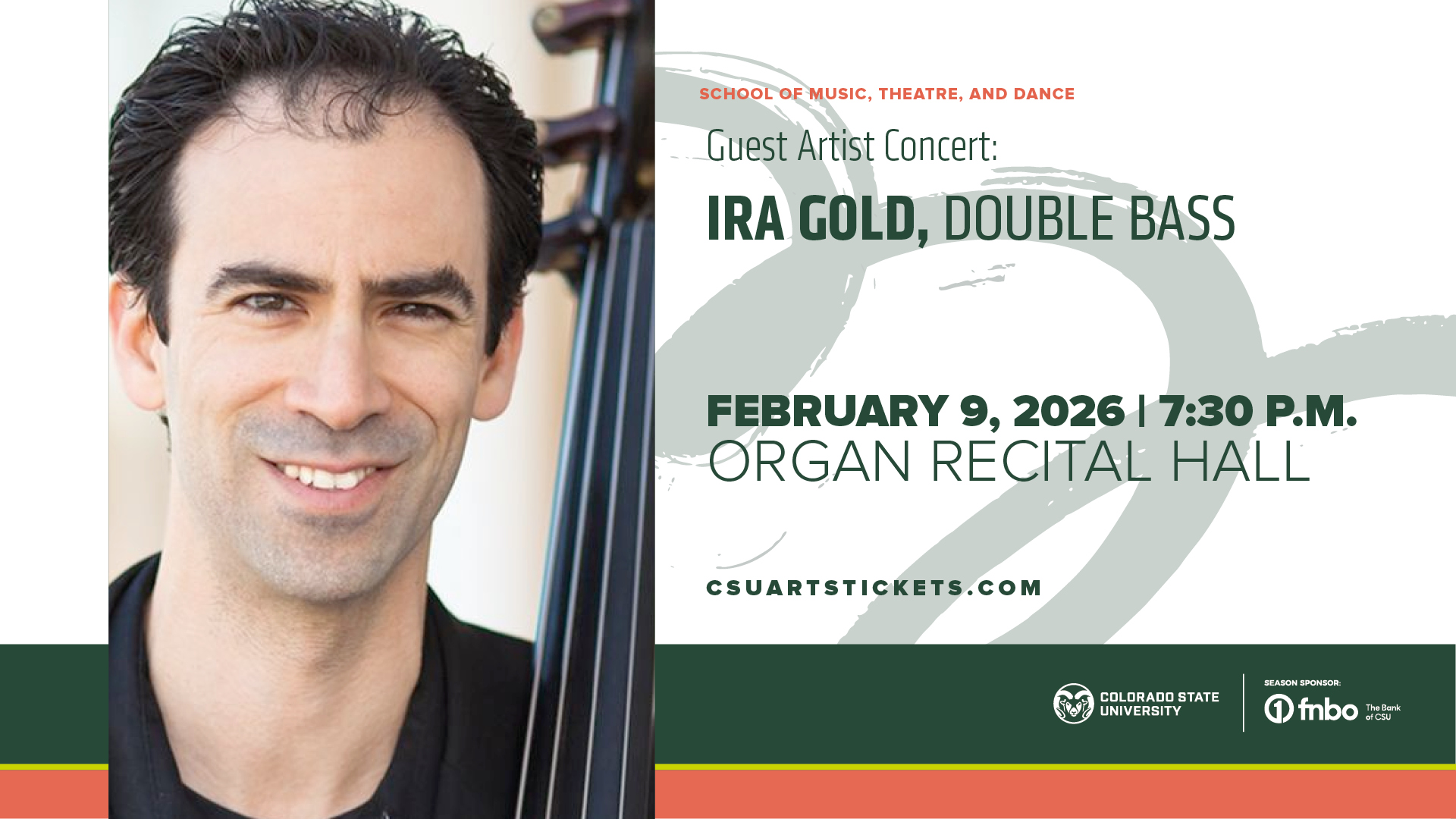 <em>Guest Artist Concert</em>: Ira Gold, Double Bass