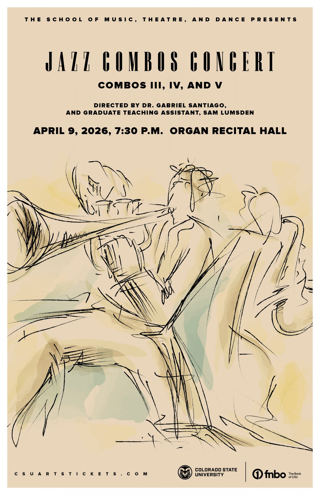 Jazz Combos Concert: <em>Combos III, IV, and V</em>