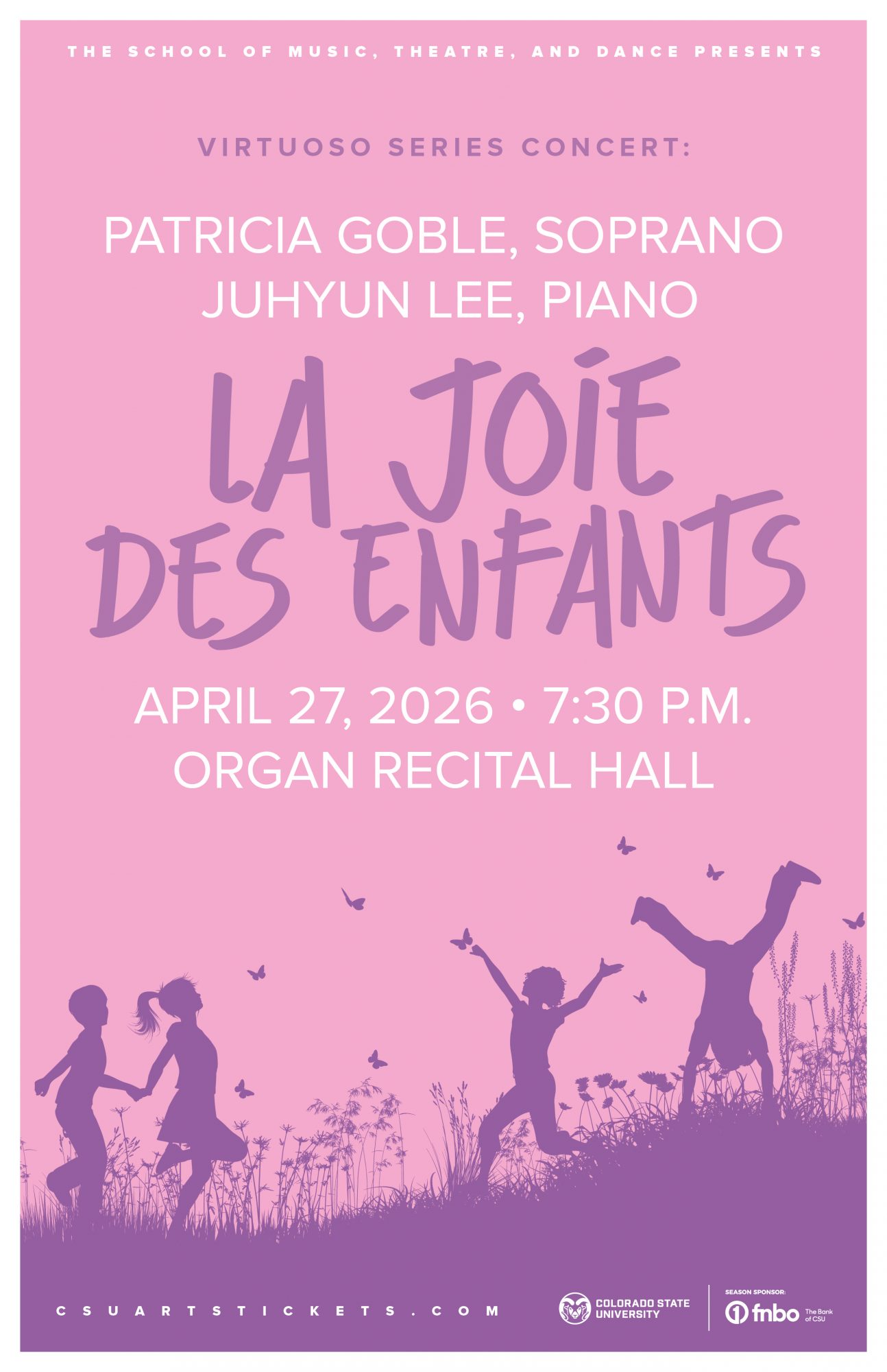 <em>Virtuoso Series Concert</em>: Patricia Goble, Soprano, and Juhyun Lee, Piano