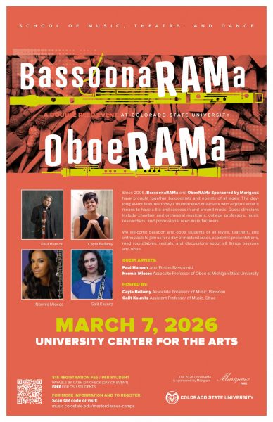 BassoonaRAMa and OboeRAMa promotional poster for 2026
