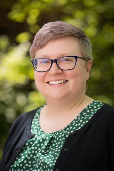 Promotional headshot for Clarissa Trapp, Instruction and Outreach Archivist 